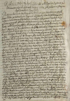 Rokosz polski za krola Ludwika albo pospolite ruszenie pod Glinianami na przyazd krolewsky z Wengier 1379 y na pokaranie zdraycow czego kronikarze zamilczeli