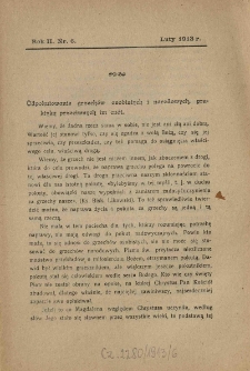 Pisemko Kuźniczanek. 1913 R.2 nr6