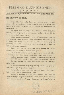 Pisemko Kuźniczanek. 1927 R.7 nr8-9