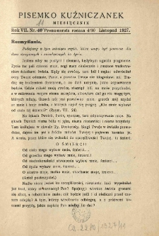 Pisemko Kuźniczanek. 1927 R.7 nr11