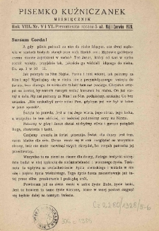 Pisemko Kuźniczanek. 1928 R.8 nr5-6