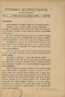 Pisemko Kuźniczanek. 1928 R.8 nr10