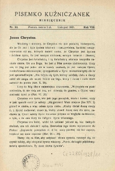 Pisemko Kuźniczanek. 1928 R.8 nr11