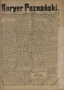 Kurier Poznański 1878.01.14 R.7 nr11