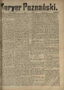 Kurier Poznański 1878.03.09 R.7 nr57