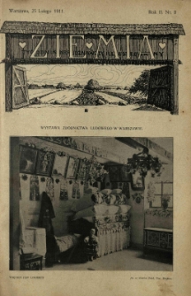 Ziemia. Tygodnik Krajoznawczy Ilustrowany.1911 R.2 nr8