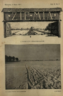 Ziemia. Tygodnik Krajoznawczy Ilustrowany.1911 R.2 nr9