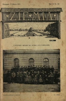 Ziemia. Tygodnik Krajoznawczy Ilustrowany.1911 R.2 nr12