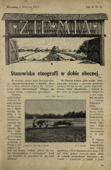 Ziemia. Tygodnik Krajoznawczy Ilustrowany.1911 R.2 nr14