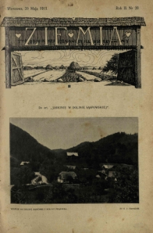 Ziemia. Tygodnik Krajoznawczy Ilustrowany.1911 R.2 nr20