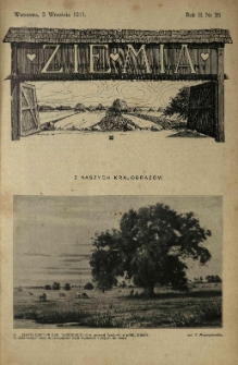 Ziemia. Tygodnik Krajoznawczy Ilustrowany.1911 R.2 nr35