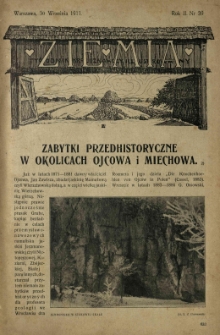 Ziemia. Tygodnik Krajoznawczy Ilustrowany.1911 R.2 nr39