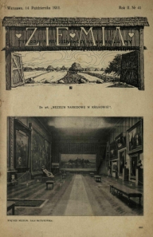 Ziemia. Tygodnik Krajoznawczy Ilustrowany.1911 R.2 nr41