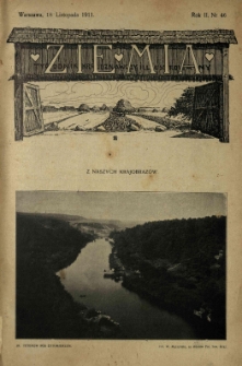 Ziemia. Tygodnik Krajoznawczy Ilustrowany.1911 R.2 nr46