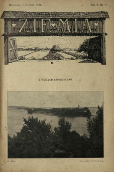 Ziemia. Tygodnik Krajoznawczy Ilustrowany.1911 R.2 nr48