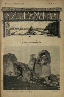 Ziemia. Tygodnik Krajoznawczy Ilustrowany.1911 R.2 nr51