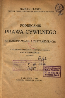 Podręcznik prawa cywilnego