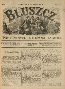 Bluszcz. Pismo tygodniowe illustrowane dla kobiet. 1890.01.18 (30) R.26 nr5