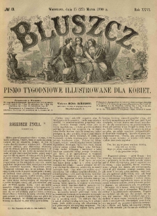 Bluszcz. Pismo tygodniowe illustrowane dla kobiet. 1890.03.15 (27) R.26 nr13