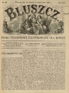Bluszcz. Pismo tygodniowe illustrowane dla kobiet. 1890.10.02 R.26 nr40