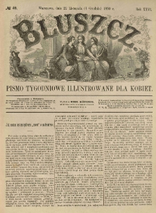 Bluszcz. Pismo tygodniowe illustrowane dla kobiet. 1890.11.22 (12.04) R.26 nr49