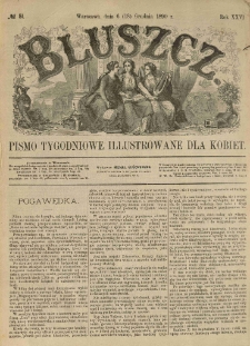 Bluszcz. Pismo tygodniowe illustrowane dla kobiet. 1890.12.06 (18) R.26 nr51