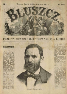Bluszcz. Pismo tygodniowe illustrowane dla kobiet. 1890.12.20 (1891.01.01) R.27 nr1