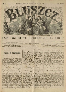 Bluszcz. Pismo tygodniowe illustrowane dla kobiet. 1891.02.28 (03.12) R.27 nr11