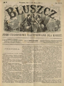 Bluszcz. Pismo tygodniowe illustrowane dla kobiet. 1891.03.07 (19) R.27 nr12