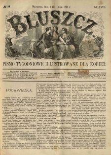 Bluszcz. Pismo tygodniowe illustrowane dla kobiet. 1891.05.02 (14) R.27 nr20
