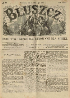 Bluszcz. Pismo tygodniowe illustrowane dla kobiet. 1891.07.11 (23) R.27 nr30