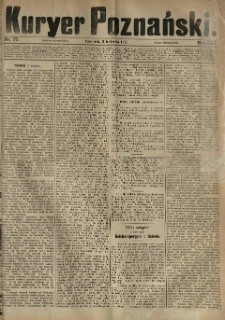 Kurier Poznański 1879.04.03 R.8 nr77