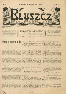 Bluszcz. Pismo tygodniowe ilustrowane poświęcone sprawom kobiecym. 1911.01.21 R.47 nr3