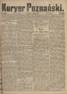 Kurier Poznański 1879.12.07 R.8 nr282