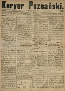 Kurier Poznański 1881.11.18 R.10 nr264