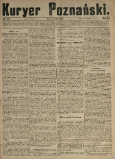 Kurier Poznański 1882.02.07 R.11 nr30