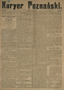 Kurier Poznański 1882.05.21 R.11 nr115