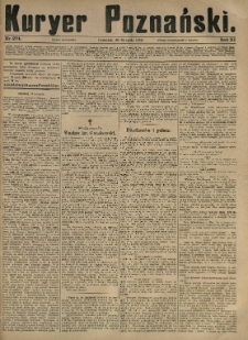 Kurier Poznański 1882.11.30 R.11 nr274