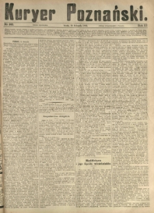 Kurier Poznański 1882.11.15 R.11 nr261