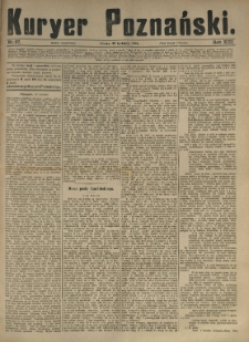 Kurier Poznański 1884.04.26 R.13 nr97