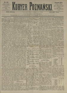 Kurier Poznański 1884.08.14 R.13 nr187