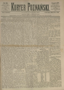Kurier Poznański 1884.10.09 R.13 nr233