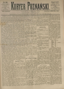Kurier Poznański 1884.10.16 R.13 nr239