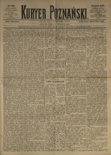 Kurier Poznański 1884.10.24 R.13 nr246