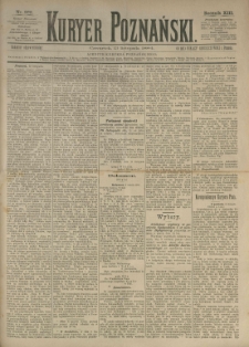 Kurier Poznański 1884.11.13 R.13 nr262
