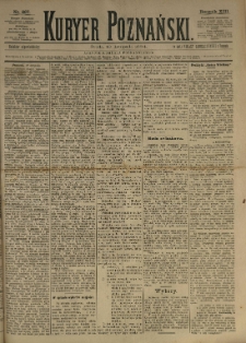 Kurier Poznański 1884.11.19 R.13 nr267