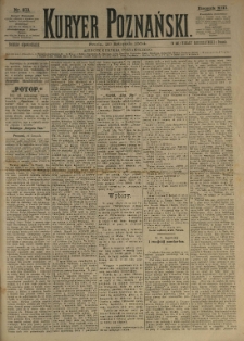 Kurier Poznański 1884.11.26 R.13 nr273