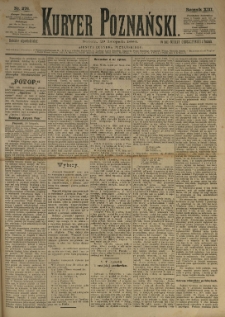 Kurier Poznański 1884.11.29 R.13 nr276