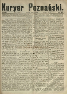 Kurier Poznański 1883.11.22 R.12 nr266