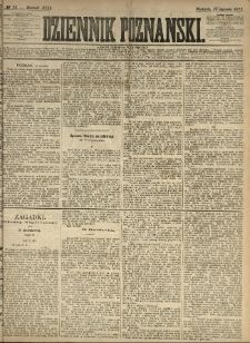 Dziennik Poznański 1871.01.15 R.13 nr12
